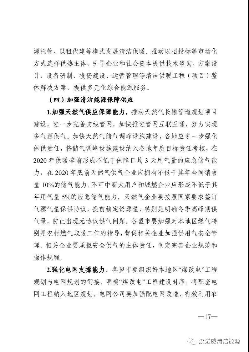 終于等到你《內(nèi)蒙古自治區(qū)冬季清潔取暖實施方案》